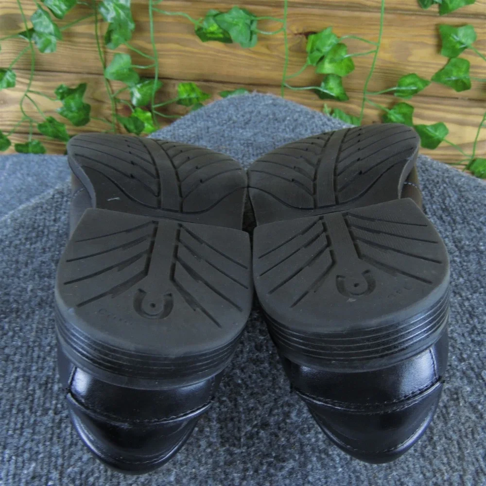 Nunn Bush Men's  Derby Oxfords Black Leather Size‎ 8.5 Medium Gently Used 2025